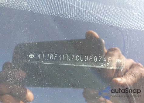 2012 Toyota Camry Se z USA, uszkodzony, nr VIN 4T1BF1FK7CU068746